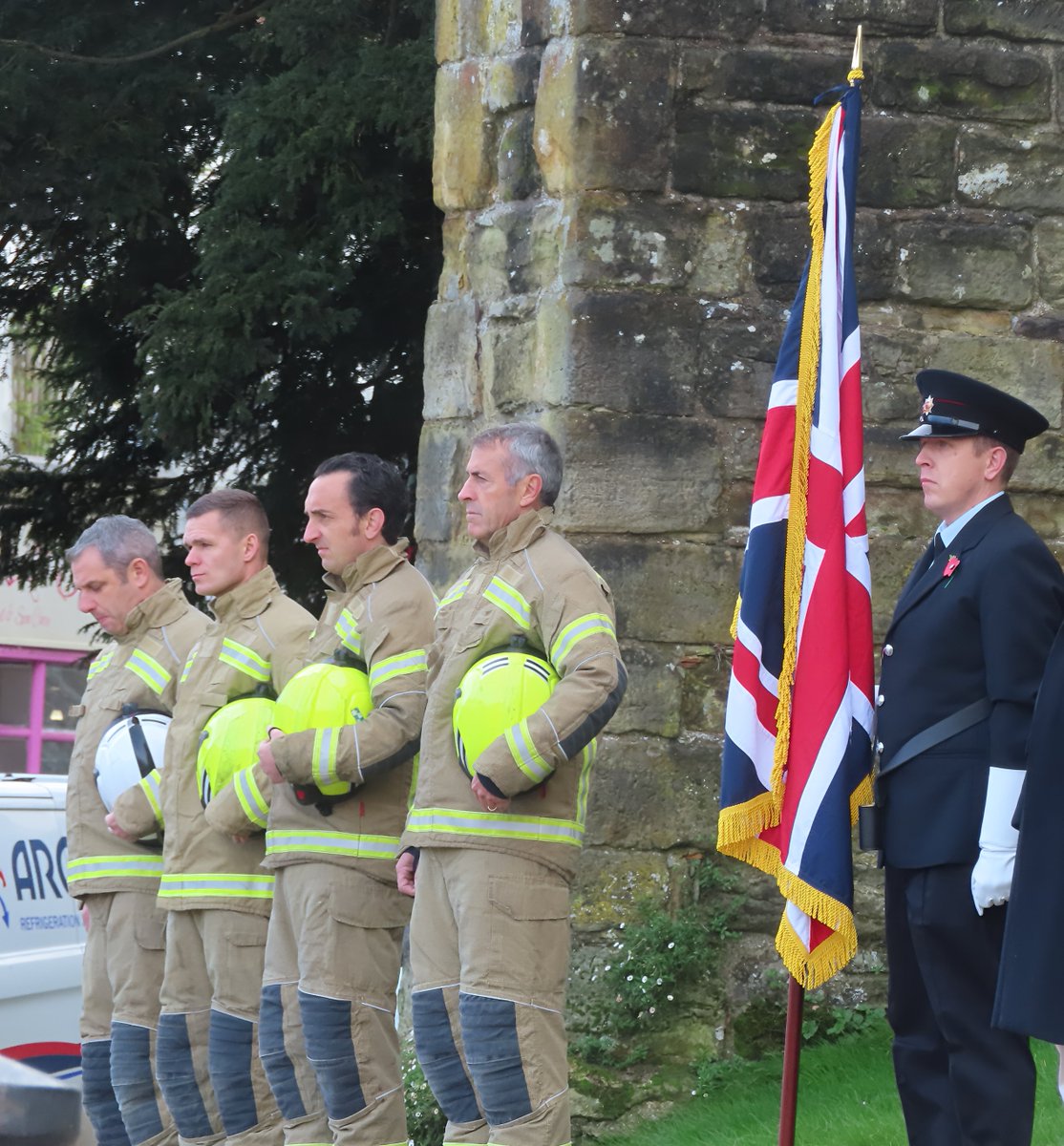 Our local "Firemen" on parade today. <a href="/EastSussexFRS/">East Sussex FRS</a>