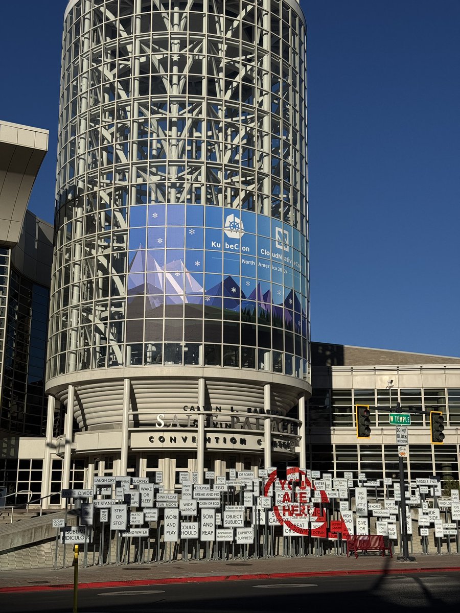 Anyone around in this sunny SLC day at #KubeCon ?
