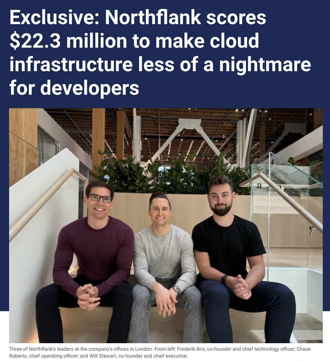 CindyXBi's tweet photo. Congrats on @northflank's $22.3M fundraising, led by @BainCapital etc.

#proudinvestor since 2020, one of my first few personal checks. https://t.co/Yx78MtQrpS