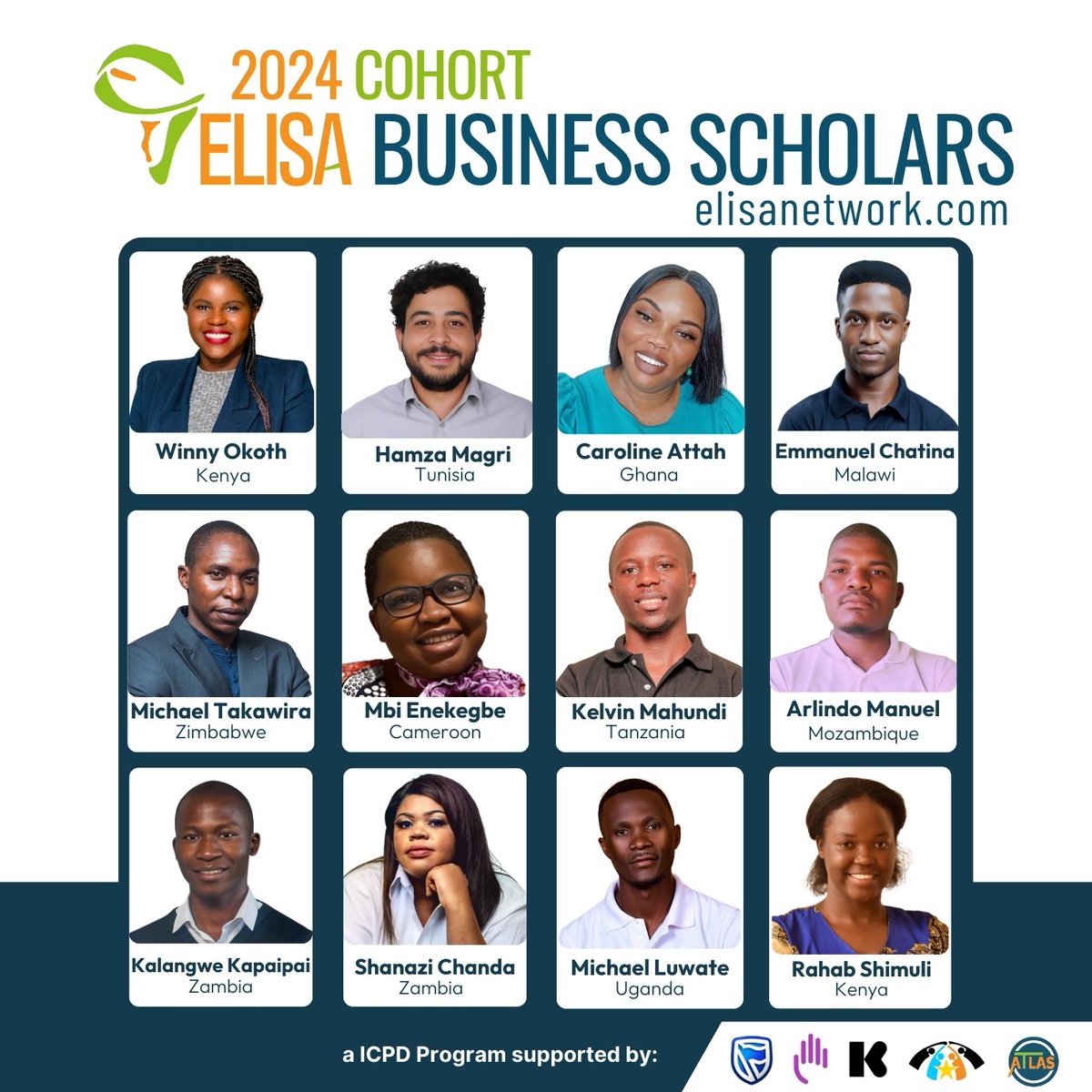 Excited to announce that I've been selected as a 2024 ELISA Business Scholar! Honored to be part of this amazing cohort of changemakers from across Africa. Looking forward to an impactful journey of growth, learning, and collaboration. <a href="/ElisaSummit/">ELISA Summit</a> <a href="/LuwateAgro/">Luwate Agro Investments</a> #AfricaEntrepreneur