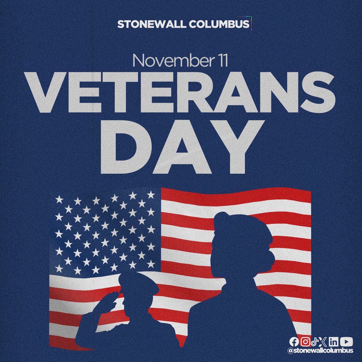 We thank all of our LGBTQ+ veterans for their selfless service to our country and community ✨
#veterans #VeteransDay #veteransday