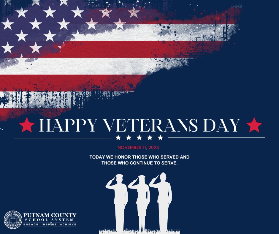 Thank you, Veterans!
We want to thank all of our veterans for their service to our great nation! We appreciate each and every one of you!
#PCSSProud #EngageInspireAchieve #VeteransDay2024