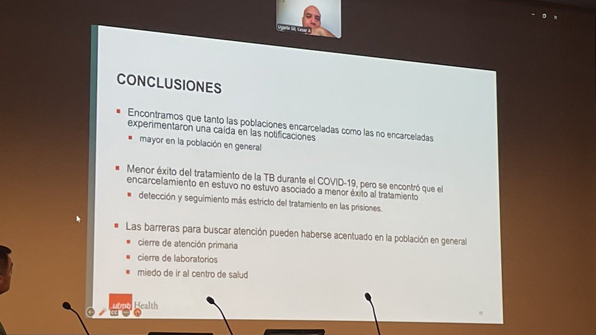 <a href="/cugartegil/">Cesar Ugarte-Gil</a> de <a href="/utmbhealth/">UTMB Health</a> <a href="/CayetanoHeredia/">Universidad Peruana Cayetano Heredia</a> brinda análisis sobre la TB en poblaciones vulnerables, enfocándose en las prisiones de Perú. #TB24