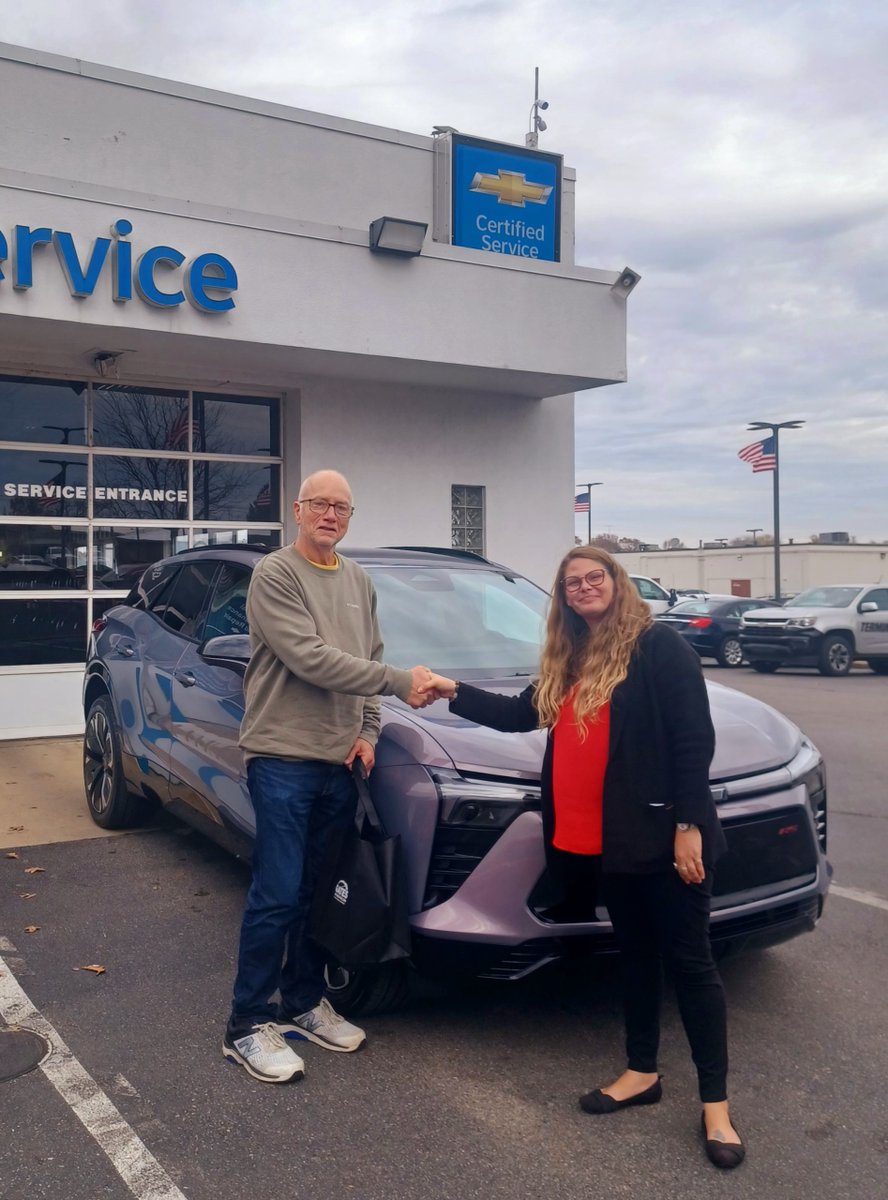 Congratulations to John Nafziger on his brand-new 2025 Blazer EV RS! ⚡️ We’re thrilled you chose Gates Chevy World. Special thanks to our Sales Professionals, Destini and Chad, for helping John make it happen.

Welcome to the Gates Chevy World family! 🌟 #GatesChevyWorld