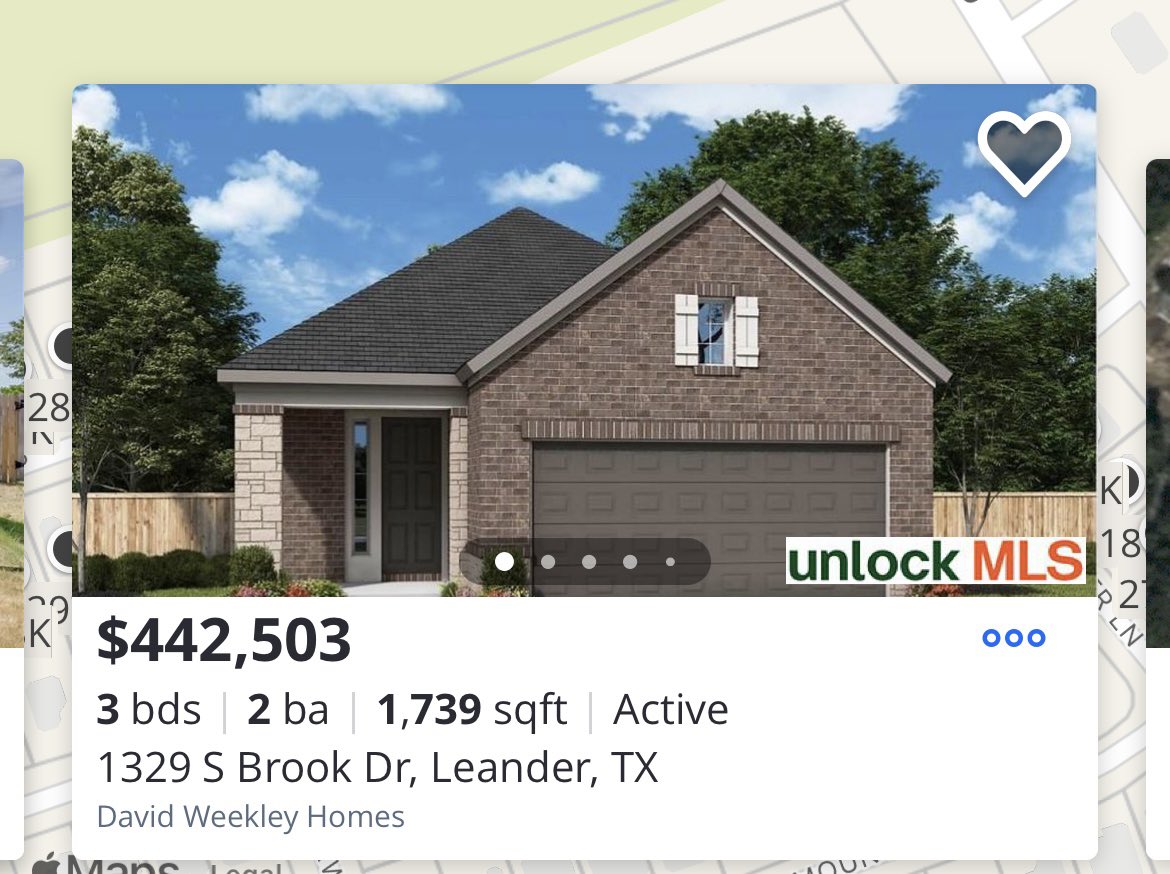 leanderkeeprail's tweet image. Leander is great 😊 for new build single family homes 🏡 . I wonder how much this will be in 4 years?