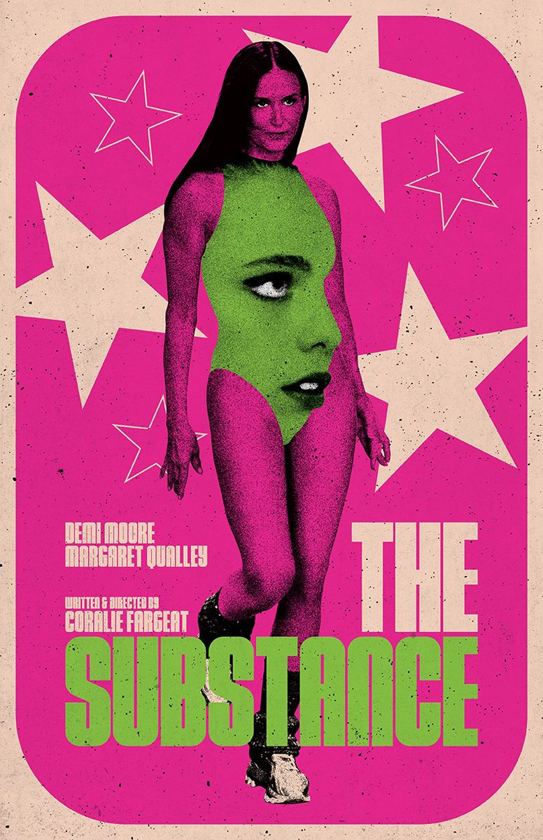 SapienzaDesigns's tweet photo. My “The Substance” poster. Now available in my shop. #TheSubstanceMovie #TheSubstanceMovie #DemiMoore #MargaretQualley #HorrorMovies @coraliefargeat 

https://t.co/GBt1MZDHfc https://t.co/Y0Iw52QkJx
