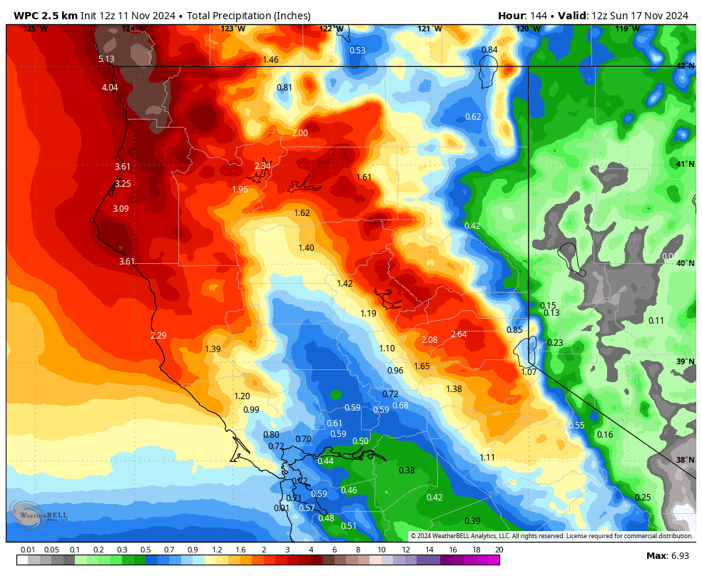 We are looking at our first truly snowy week for <a href="/MammothMountain/">MammothMountain</a>! Get ready for Opening Day and hopefully some fresh turns this Friday, November 15th!