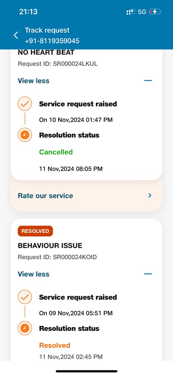 sunilburnwal89's tweet photo. @JioCare hi team,

I got a jio air fiber con last week (paid 3.3k).They installed it but wifi was extremely slow(not even page was loading) however they kept asking me for OTP to close the request. Why ? 
When I refused to share OTP, they took routers, setup box. Its frustrating. https://t.co/KdqwvmutAW