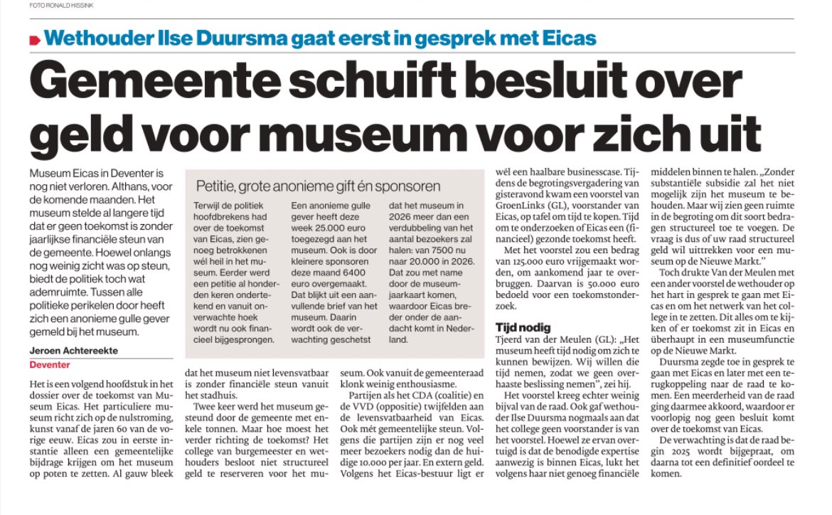 Museum Eicas #deventer