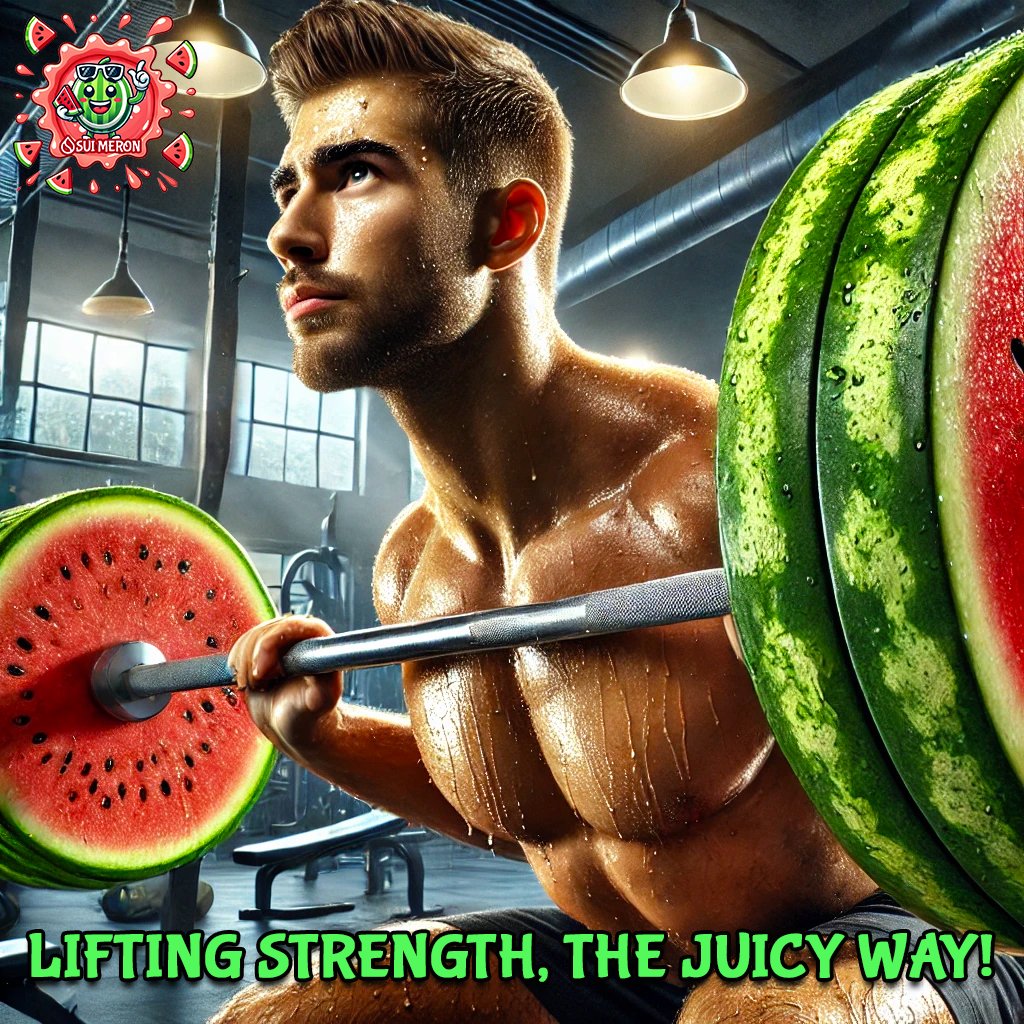 suimeroncoin's tweet photo. 💪🍉 Who needs regular weights when you can lift some melons? 💦 It's all about staying strong and keeping it fresh with $MERON! 🏋️♂️🍉
Ready to crush it, one rep at a time? 💧🍉
#SuiMeron #MelonPower #CryptoFitness #WorkoutFun #StayJuicy #Sui #SuiCommunity #memecoin https://t.co/uHXH1yWgLb