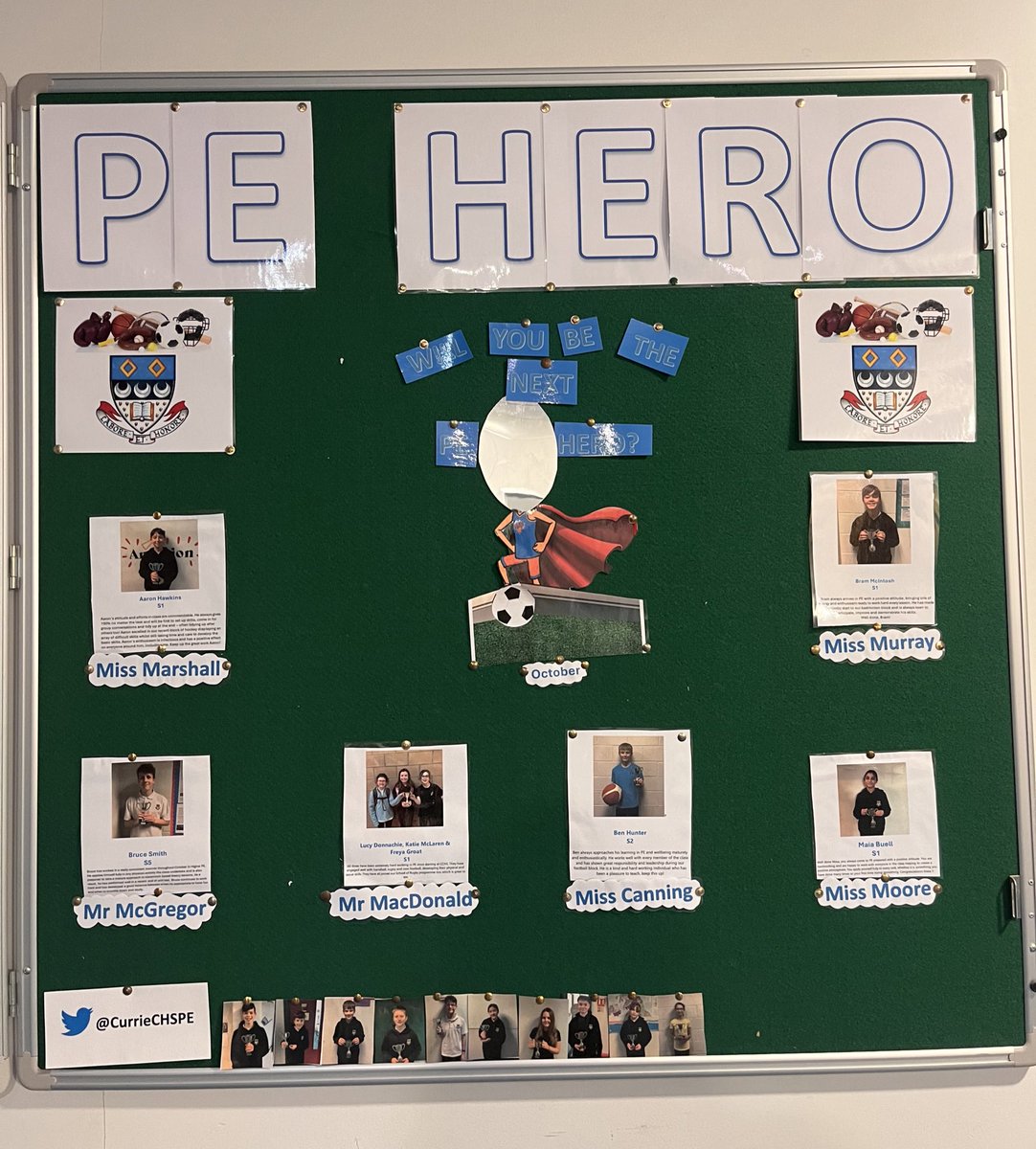 Currie CHS HWB tweet media