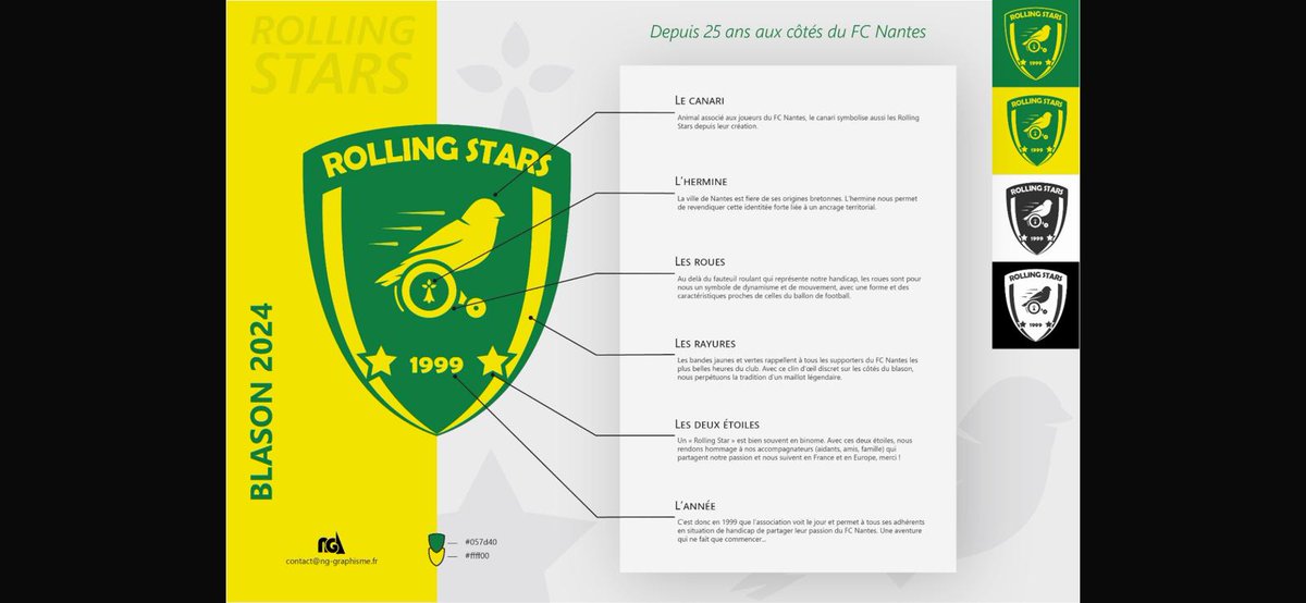Nouvel élan, nouvelle identité 🔰 

À l’approche des 25 ans de l’association, sur une idée collective, les Rolling Stars change son identité visuelle. Nous préparons d'autres nouveautés, nous avons envie de faire perdurer cette association qui vit depuis le 16 novembre 1999 🌟