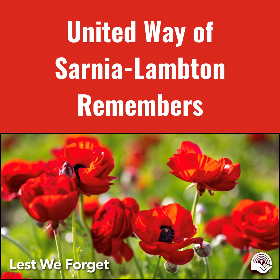 Remembrance Day is a day to honour those who defended our freedom.

Please take a moment of silence to honour and remember the men and women who have served, and continue to serve Canada

#UnitedWaySarLam #RemembranceDay