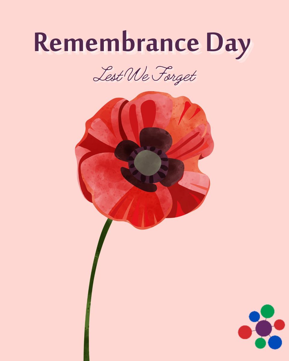 Happy Remembrance Day from your friends at AWSN. Les we forget🌹