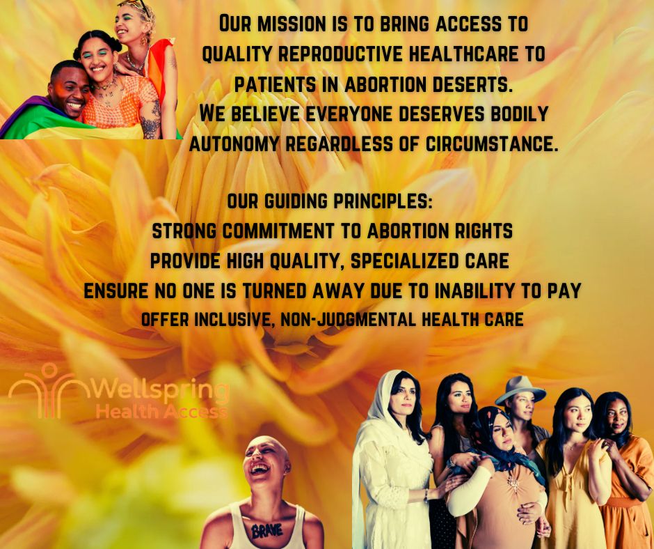 “We cannot let fear dictate our lives.” Julie Burkhart, President, Wellspring Health Access