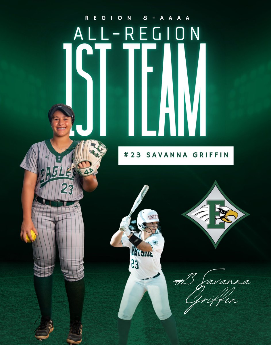 Eastside Softball🥎 (@softballeagles) on Twitter photo Congrats to <a href="/SJGriffin20/">Savanna Griffin</a> on earning ALL-REGION - 1st team honors‼️<a href="/EHS_Eagles/">Eastside High School</a> Congrats to <a href="/SJGriffin20/">Savanna Griffin</a> on earning ALL-REGION - 1st team honors‼️<a href="/EHS_Eagles/">Eastside High School</a>