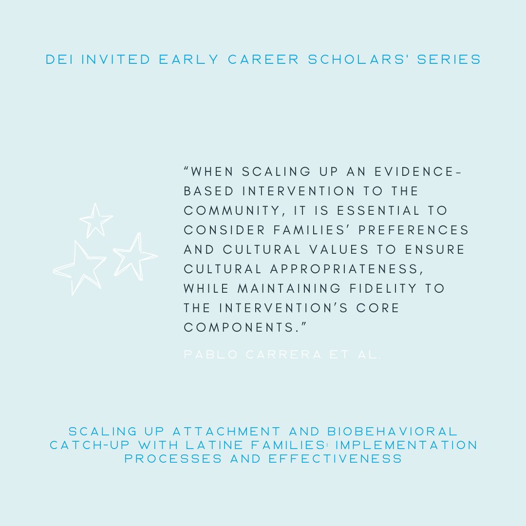 IMHJournal's tweet image. A third paper in our invited DEI early career scholars' paper series! This research article tests the effectiveness of Attachment &amp;amp; Biobehavioral Catch-up (ABC) when implemented in Spanish in Latine families. Click here to read the open access article: doi.org/10.1002/imhj.2…