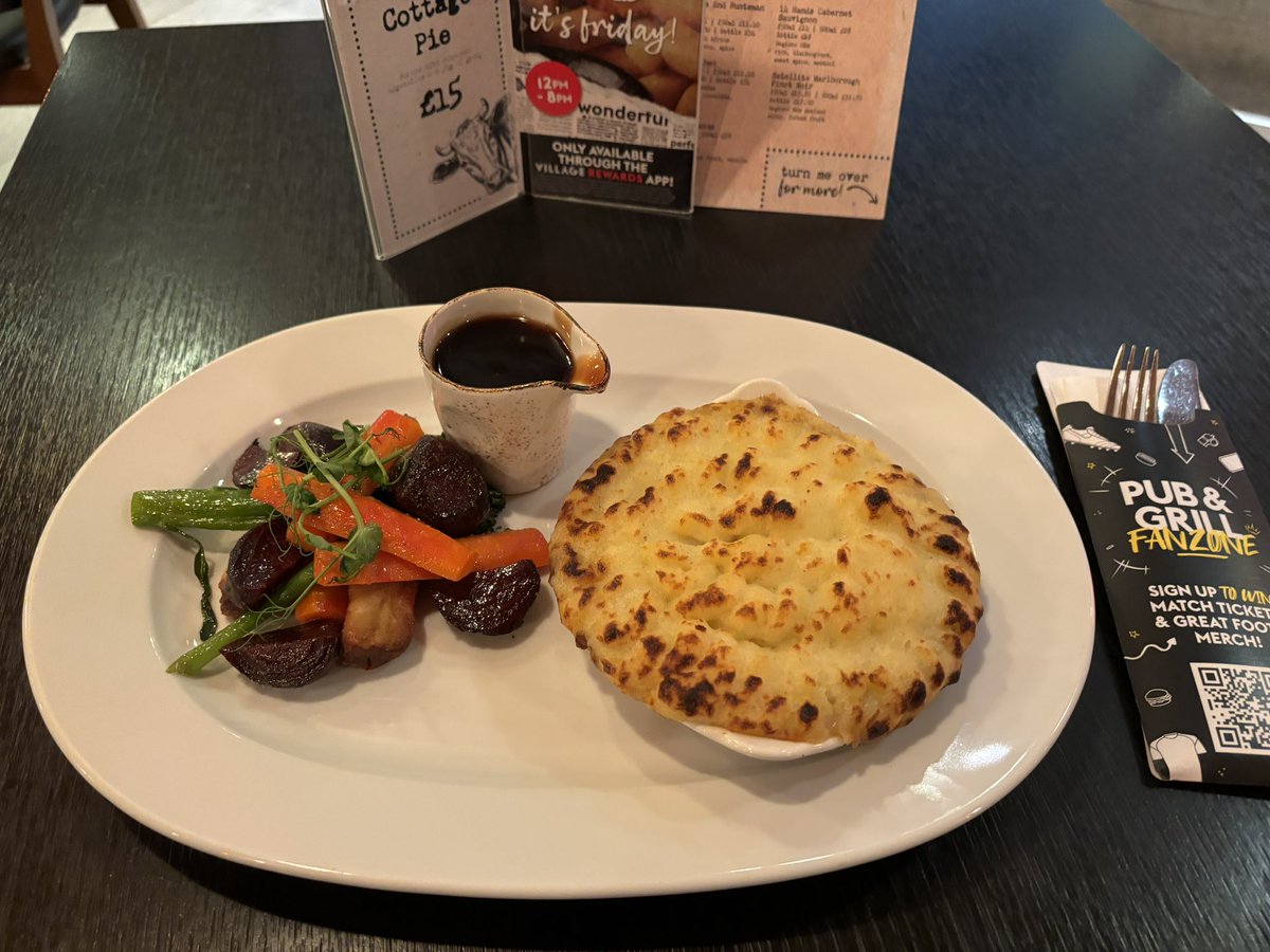 Home cooked great food on a winter evening  <a href="/Village_Hotels/">Village Hotels</a> (Bury) #goodfood