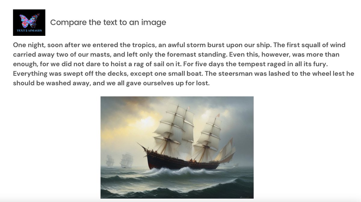 text2aimages's tweet photo. Compare the text to an image https://t.co/CckoR02HgN