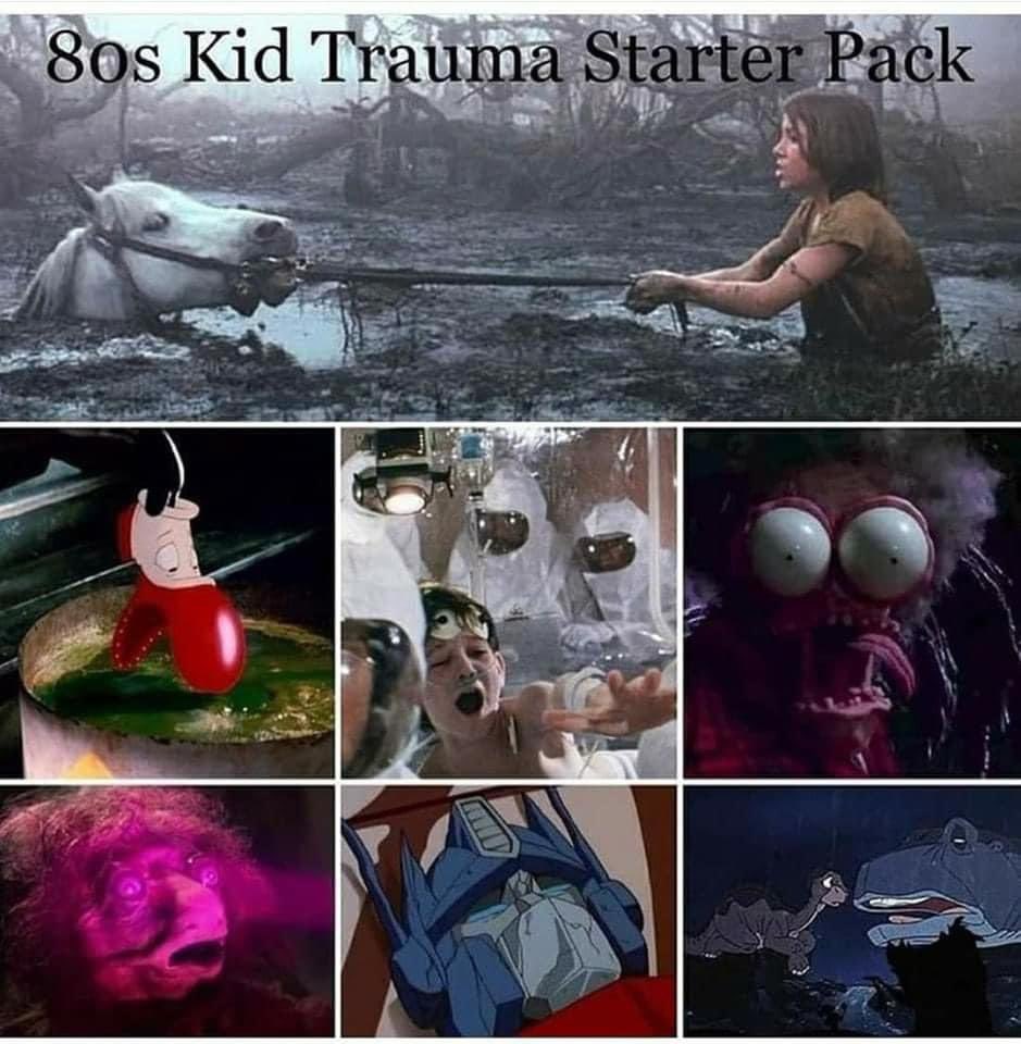 These movies definitely had a huge impact on my psyche. 🧠