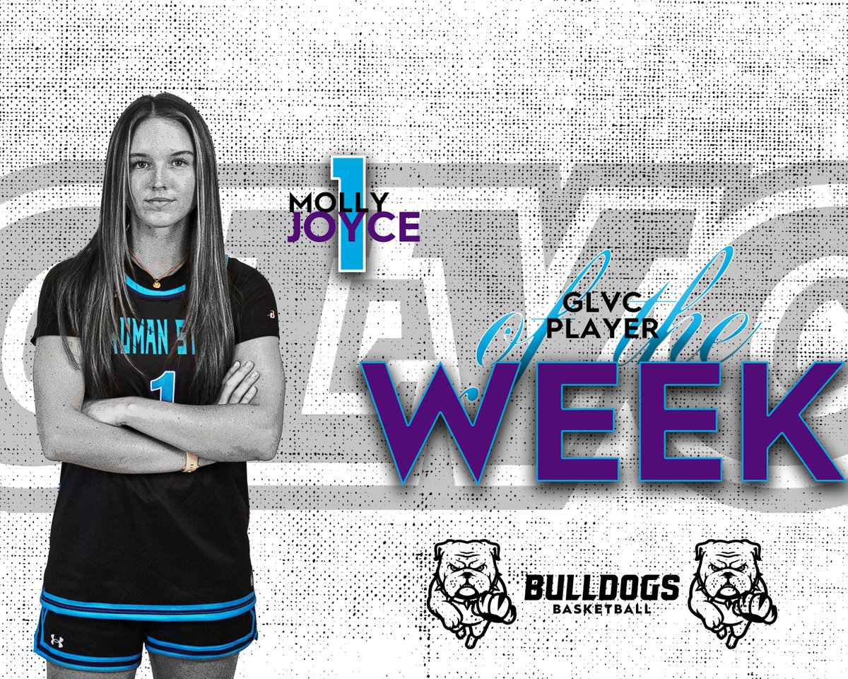 After averaging 22.5 points, 3.5 rebounds and 2 steals, on 56.5% from the field and 53.8% from 3, Molly Joyce has been named the GLVC Player of the Week!