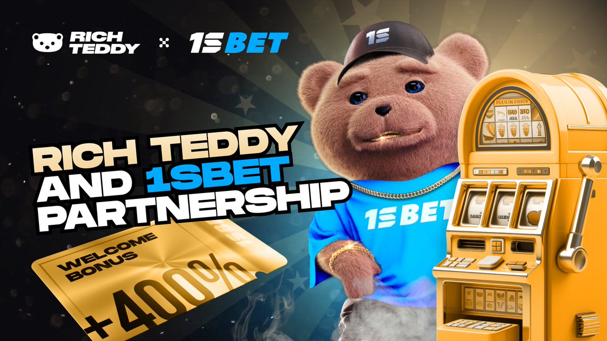 🧸 Rich Teddy and 7️⃣1SBET Join Forces for Incredible Bonuses! 🎉
We are excited to announce our partnership with 1SBET, the world’s largest online casino, and bring you exclusive bonuses and prizes!

🎁 Guaranteed Welcome Bonus  🎁 — 400% on your deposit!
Exclusively for Rich