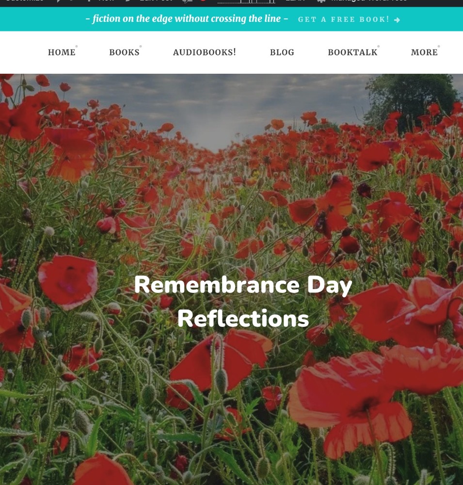 TracyKrauss's tweet image. Remembrance Day Reflections... #Mondayblog #LestWeForget
tracykrauss.com/remembrance-da…