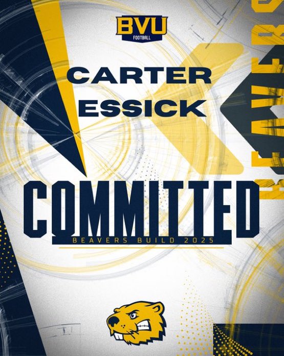 Carter Essick (@carter_essick) on Twitter photo I’m so exited to announce I will be continuing my athletic and academic career at BVU. Thank you <a href="/Coach_Dickinson/">Austin Dickinson</a> <a href="/CoachRethman/">Tom Rethman</a> I’m so exited to announce I will be continuing my athletic and academic career at BVU. Thank you <a href="/Coach_Dickinson/">Austin Dickinson</a> <a href="/CoachRethman/">Tom Rethman</a>