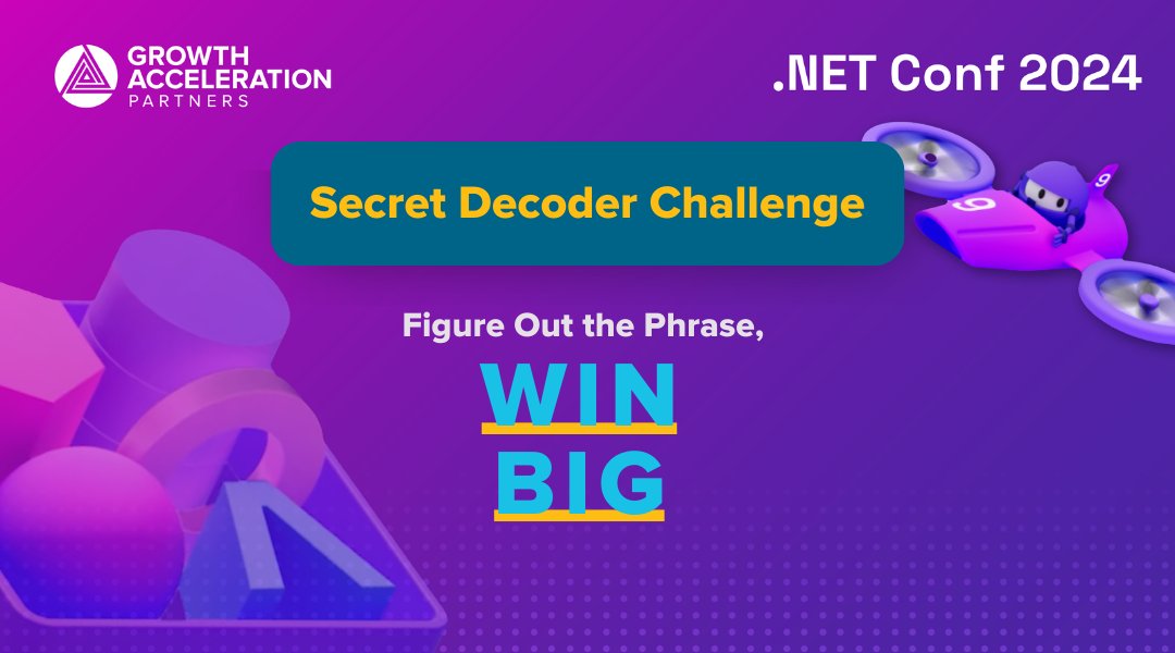 .NET Conf's Secret Decoder Challenge is here! Decipher the dotnet-bot's cryptic message &amp; win cool prizes (seriously more than $6K in prizes!) Think you're smarter than a bot? Prove it! 
hubs.li/Q02XHB400 #dotnetconf #secretdecoderchallenge #winprizes
