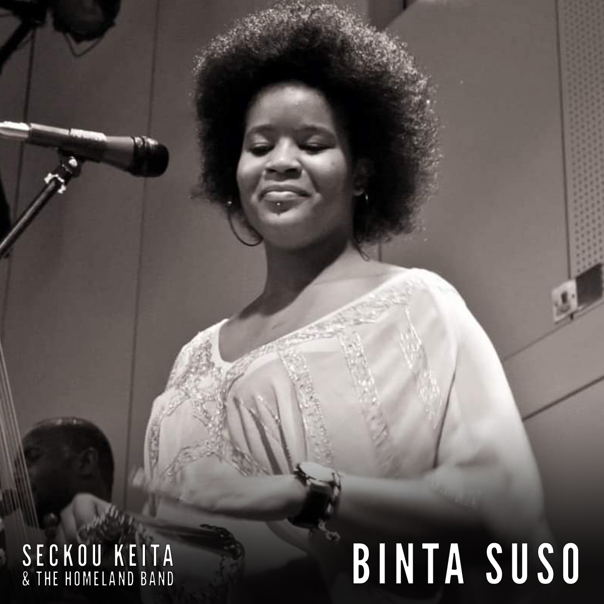 Joining me as a special guest for this tour is the wonderful vocalist my sister Binta Suso ❤️

Binta is a singer-songwriter from the Gambia. She has developed into a powerful singer whose unique inflections reflect a musical universality bringing a new accent to the tradition.