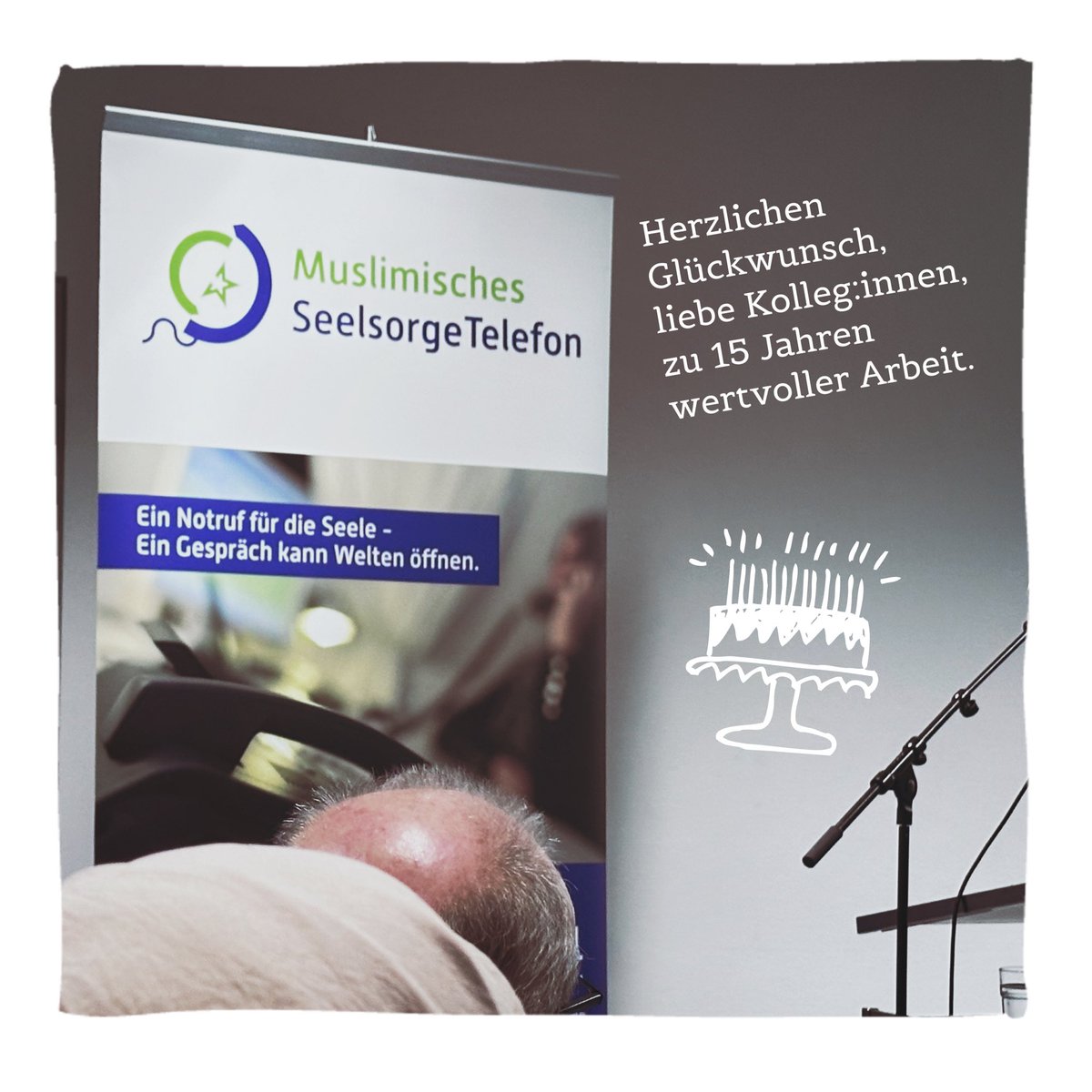 Herzlichen Glückwunsch zu 15 Jahren #mehralsWorte, liebe Kolleg:innen des Muslimischen Seelsorgetelefons. <a href="/mutesDE/">Muslimisches SeelsorgeTelefon</a> 

mutes.de