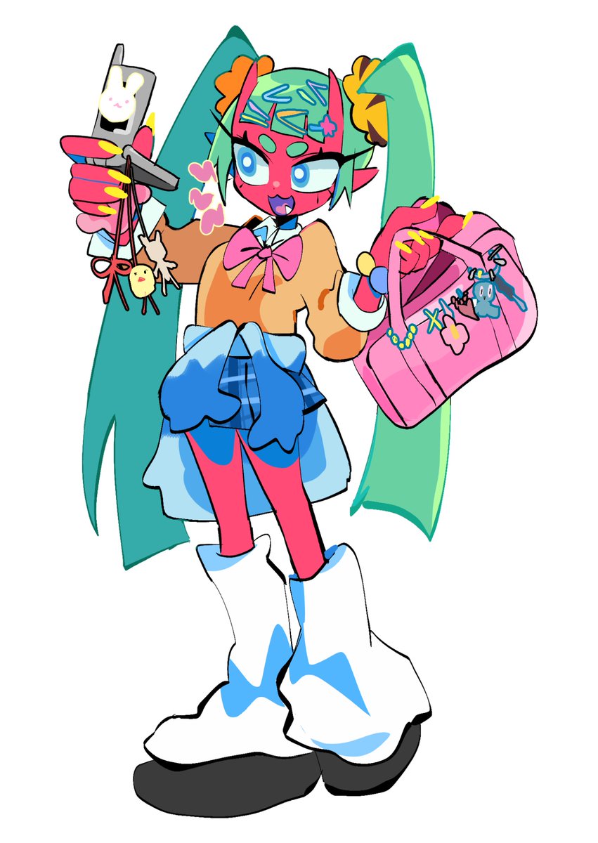 GATCHIPON's tweet photo. #oc Gyraku 🌸🍟 https://t.co/Dk9rgYt0Ra