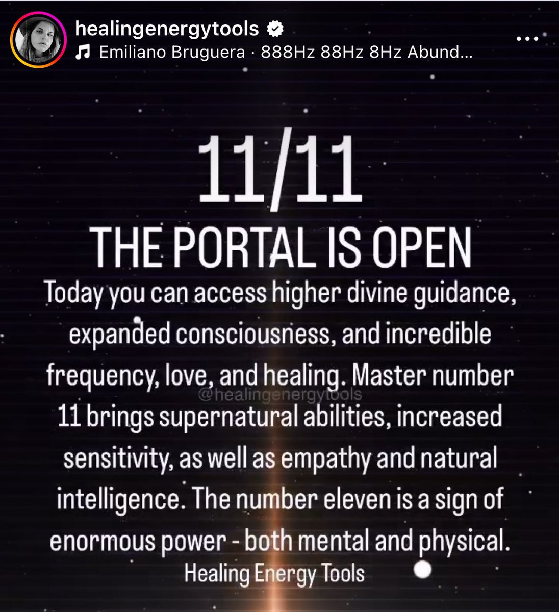 11/11 portal 🎼♾️🙌🏽