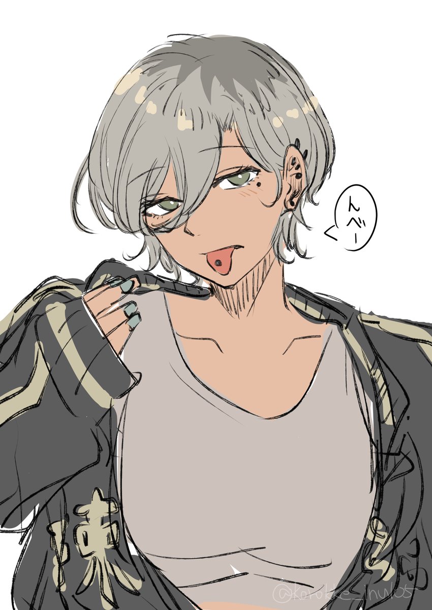 korokke_inu105's tweet image. ルパさん舌ピあけててほしい……