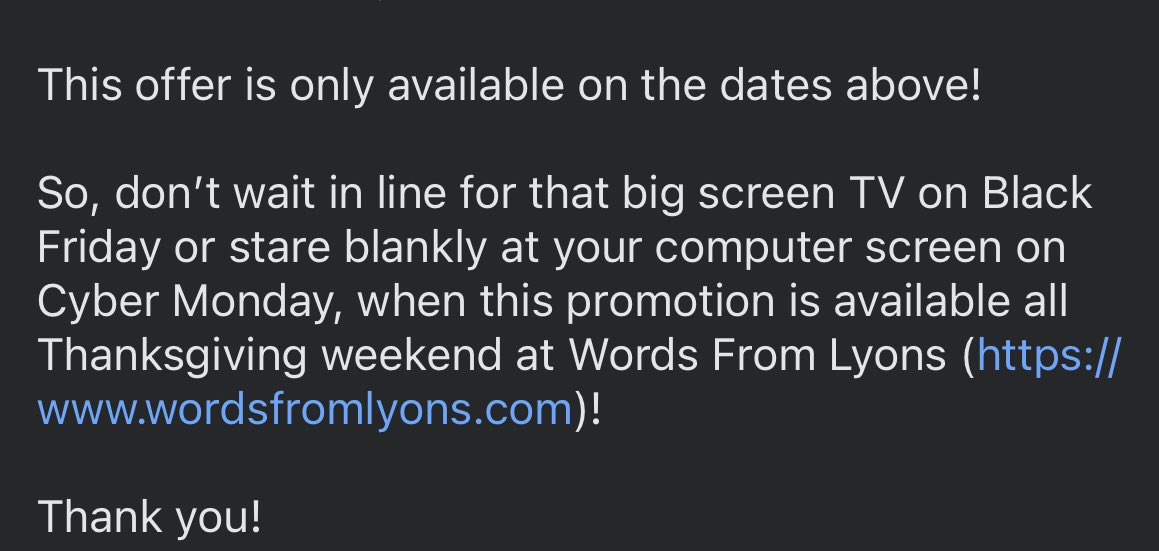 Words From Lyons tweet media