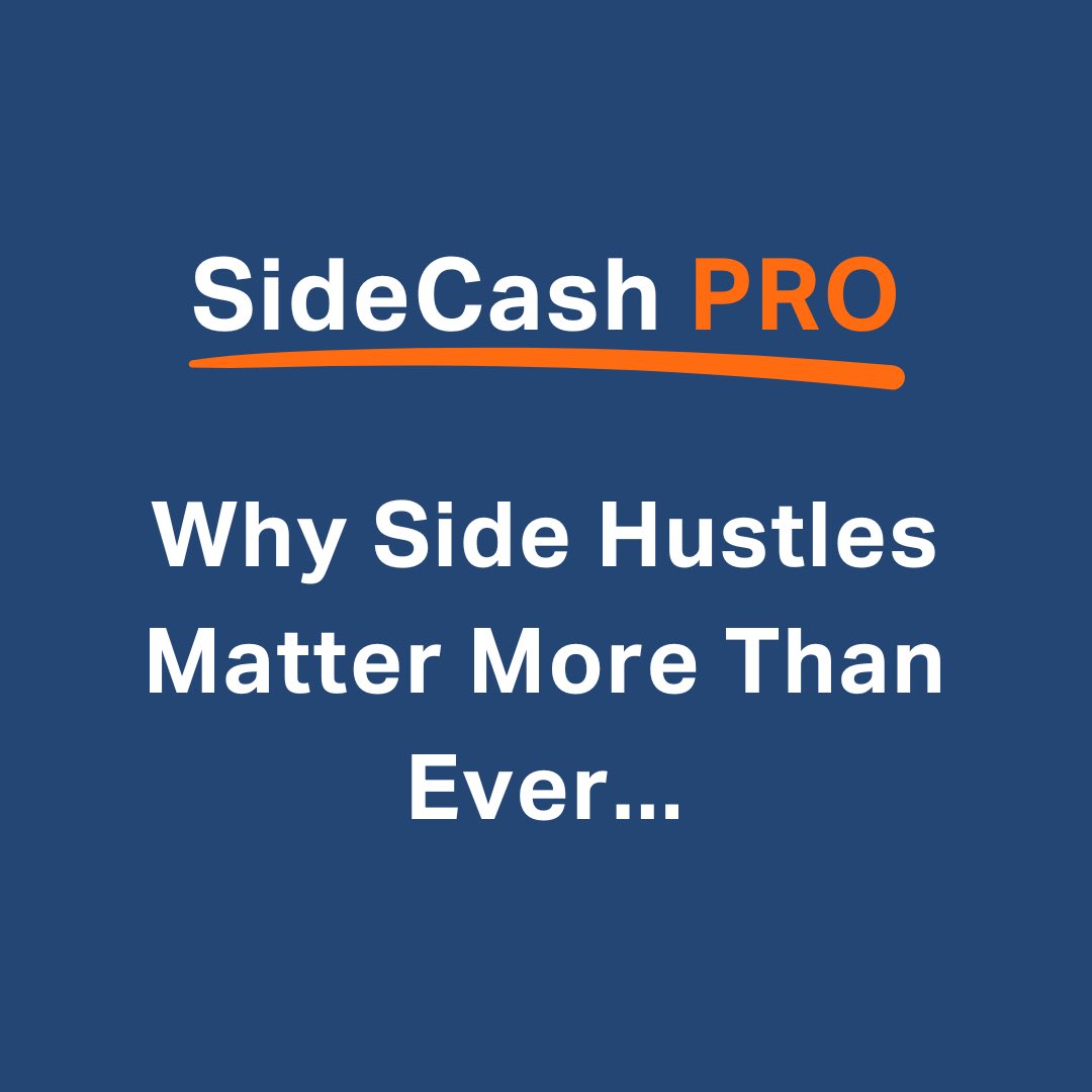 Side hustles aren’t just about making extra cash - they’re about creating options. In today’s fast-paced world, relying on a single income stream can feel risky. What happens when the unexpected hits?

🏡 Greater Financial Security
🌱 Flexibility
🔑 Freedom

#sidehustle
