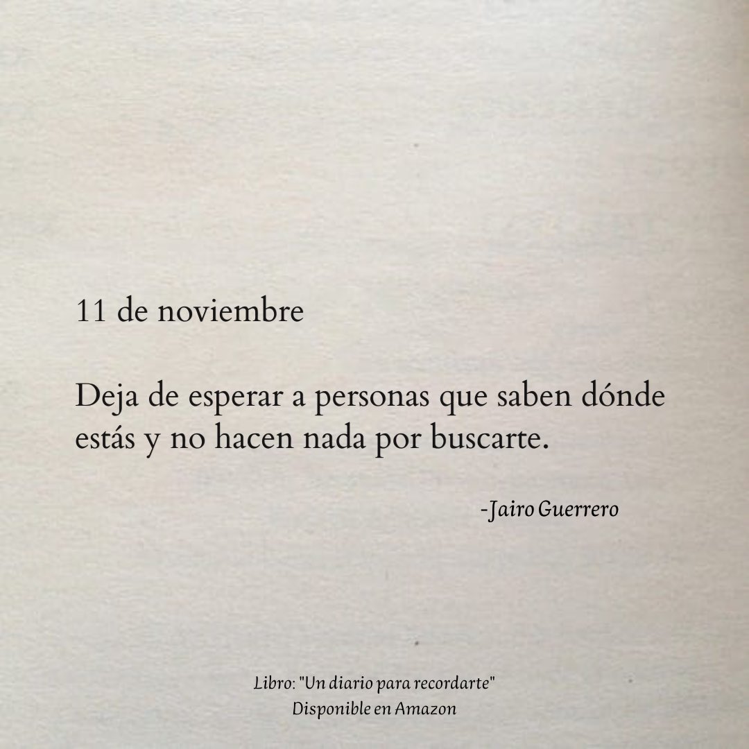 11 de noviembre. ✍🏻