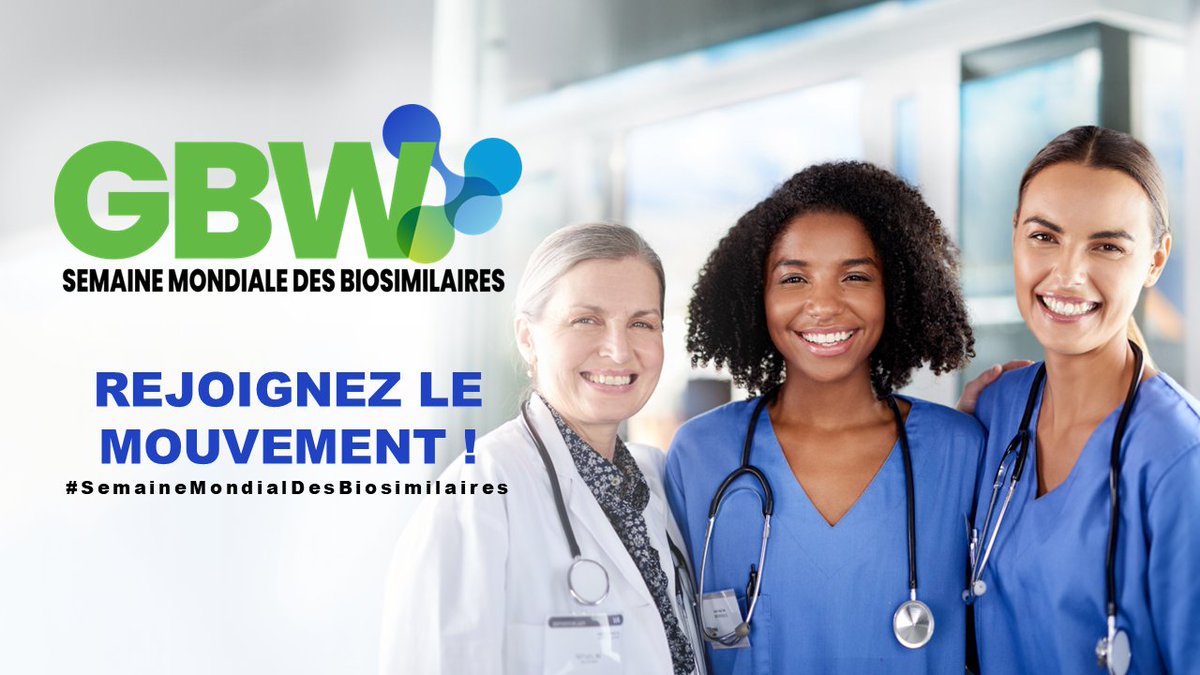 CDNBiosimilars's tweet photo. Aujourd'hui débute la #SemaineMondialeDesBiosimilaires,  la semaine de sensibilisation aux médicaments biosimilaires. Pour en savoir plus  et télécharger la boîte à outils pour les médias sociaux et vous  inscrire au webinaire, consultez le site https://t.co/mO9aXHGhwq. #GBW24 https://t.co/6Is558Q0fs