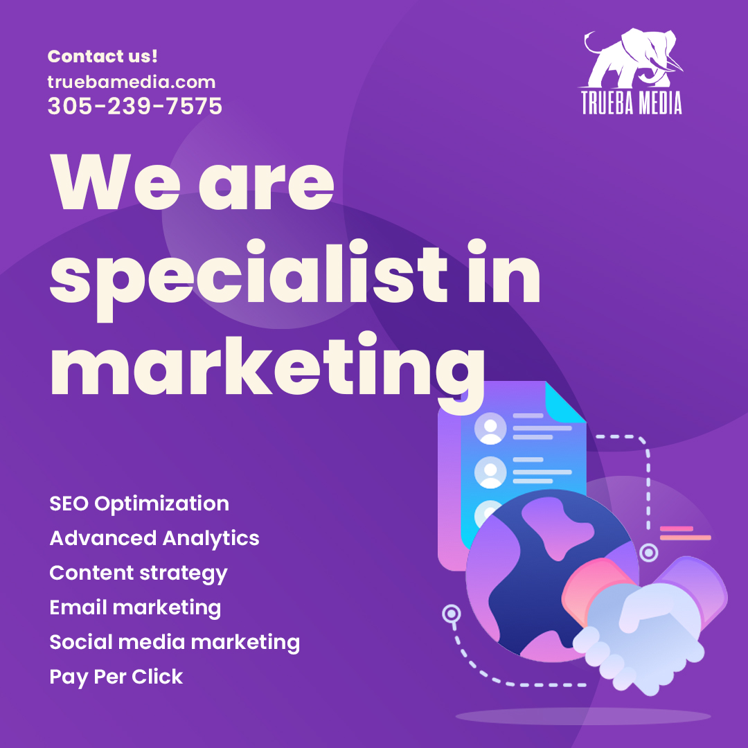 TruebaMedia's tweet image. 🚀 Specialists in Marketing That Drive Results 🔍

From SEO Optimization and Advanced Analytics to PPC, Social Media Marketing, and a rock-solid Content Strategy.

#MarketingSpecialists #SEO #PPC #SocialMediaMarketing #ContentStrategy #BusinessGrowth #TruebaMedia
