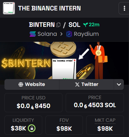thomaz687's tweet photo. Everyone loves the @binance intern.
#bintern https://t.co/O64A5W323r