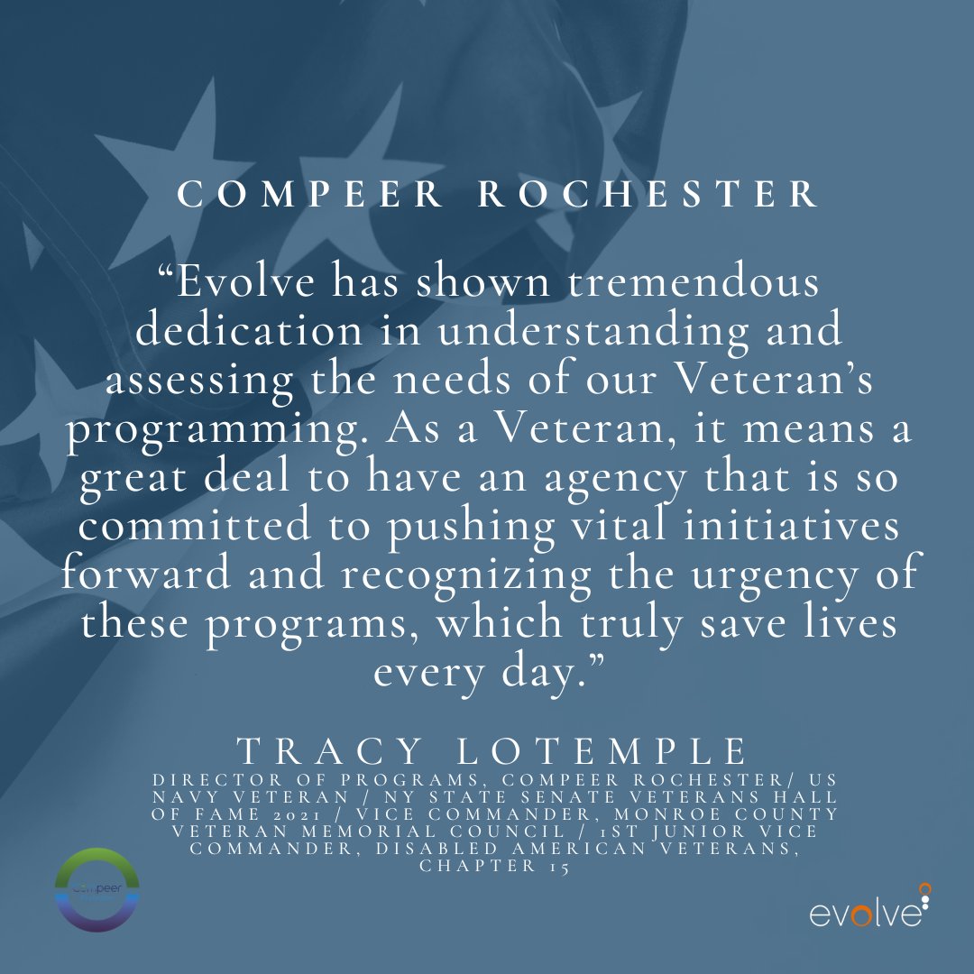 Activate_Evolve's tweet photo. This Veteran's Day, we're grateful for our partnership with Compeer Rochester and our dedicated Activate Good team. Together, we're committed to supporting veterans and ensuring they have the resources to thrive.

#VeteransDay #EvolveActivation #ActivateGood #CompeerRochester https://t.co/LmH5JjZB7G