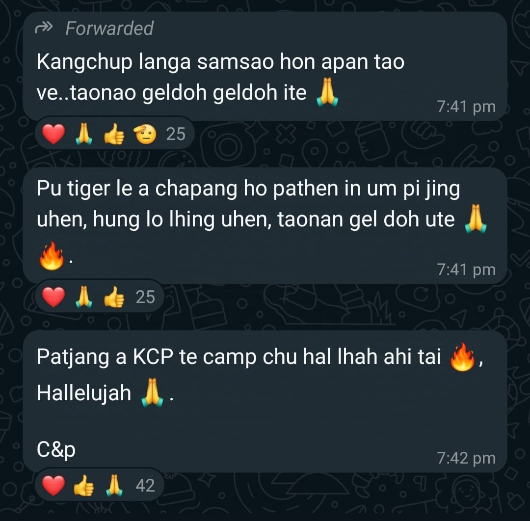 Tongjei_Maril's tweet photo. 🆘#Alert 🆘
⚠️ #Breaking ⤵️
#KukiMilitants are preparing to launch multi-pronged attack in various parts of Imphal valley especially in peripheral villages tonight !
After #Saiton, they've launched attacks in #Kangchup, #Sugnu, #Kadangband areas !
Kangleichas, remain vigilant ! https://t.co/QnnKTXINXH