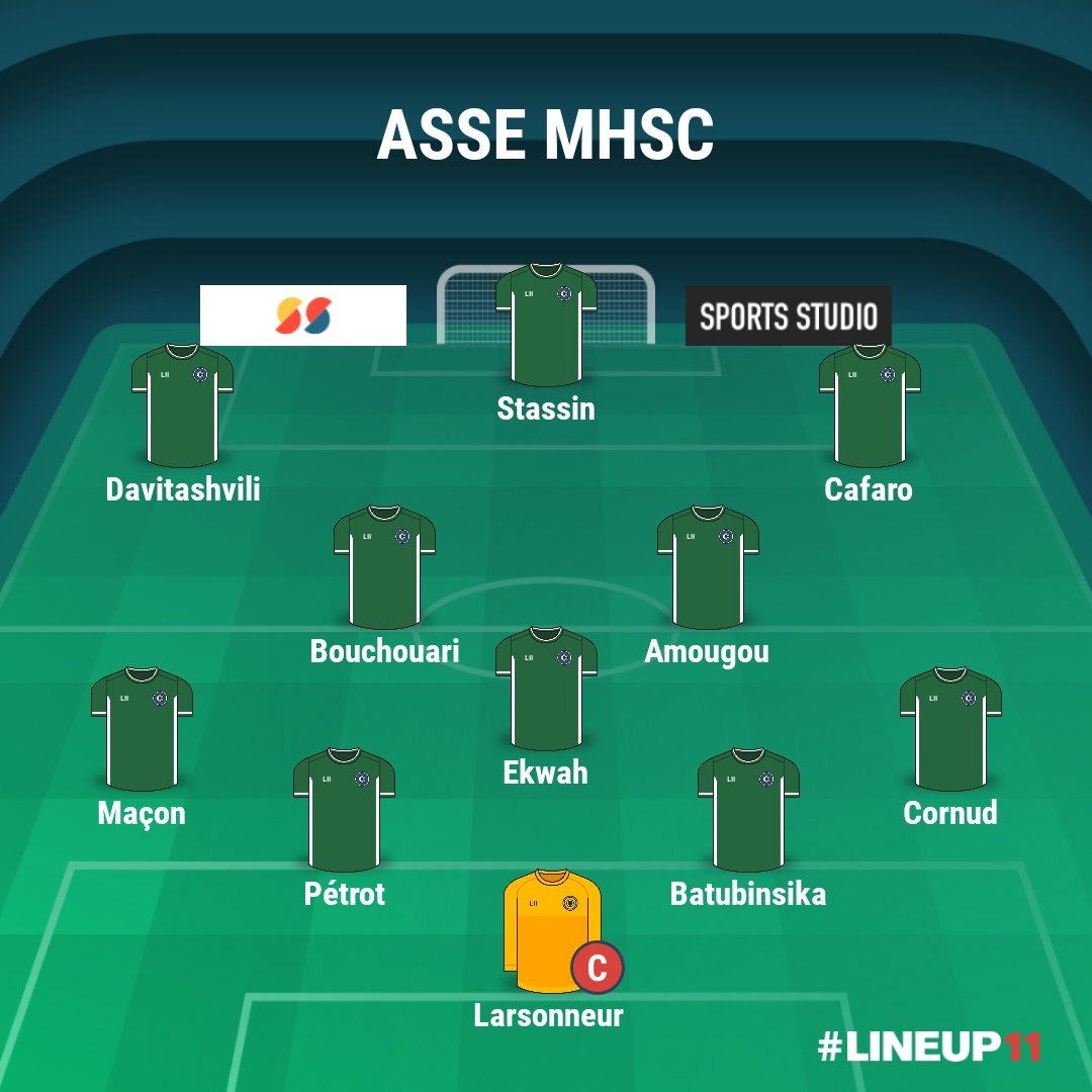 ModesteJura's tweet image. Ma compo pour #ASSEMHSC (en prenant en compte une probable blessure de Nadé)