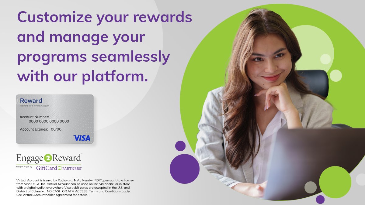 deborahmerkin's tweet image. Maximize your incentive programs with Visa® Reward Cards! Easy customization and direct delivery to fit any performance-driven program.
hubs.ly/Q02WwhlW0  
#IncentivePrograms #VisaCards