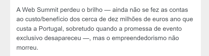 Palavras do Director do Eco. Aos poucos, o embuste cai. Eles só têm que se ir acostumando à ideia e indo estrategicamente retirando-se do cadáver que eles próprios venderam.