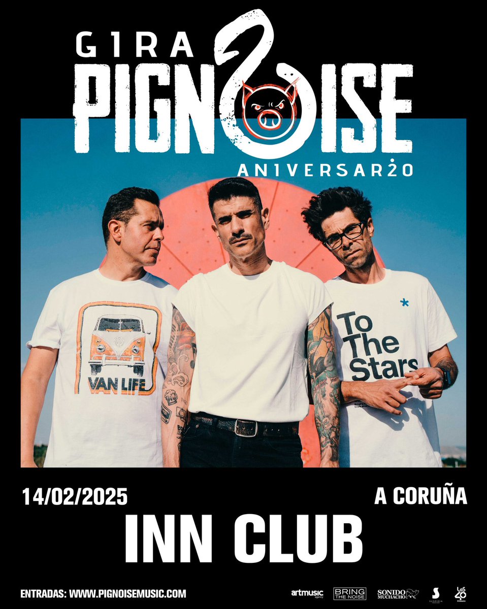 gal_concierto's tweet image. El 14 de febrero @Pignoise estarán en concierto en la sala #innclub de A Coruña con su gira 20 aniversario, info:galiciaenconcierto.com/destacado/pign…