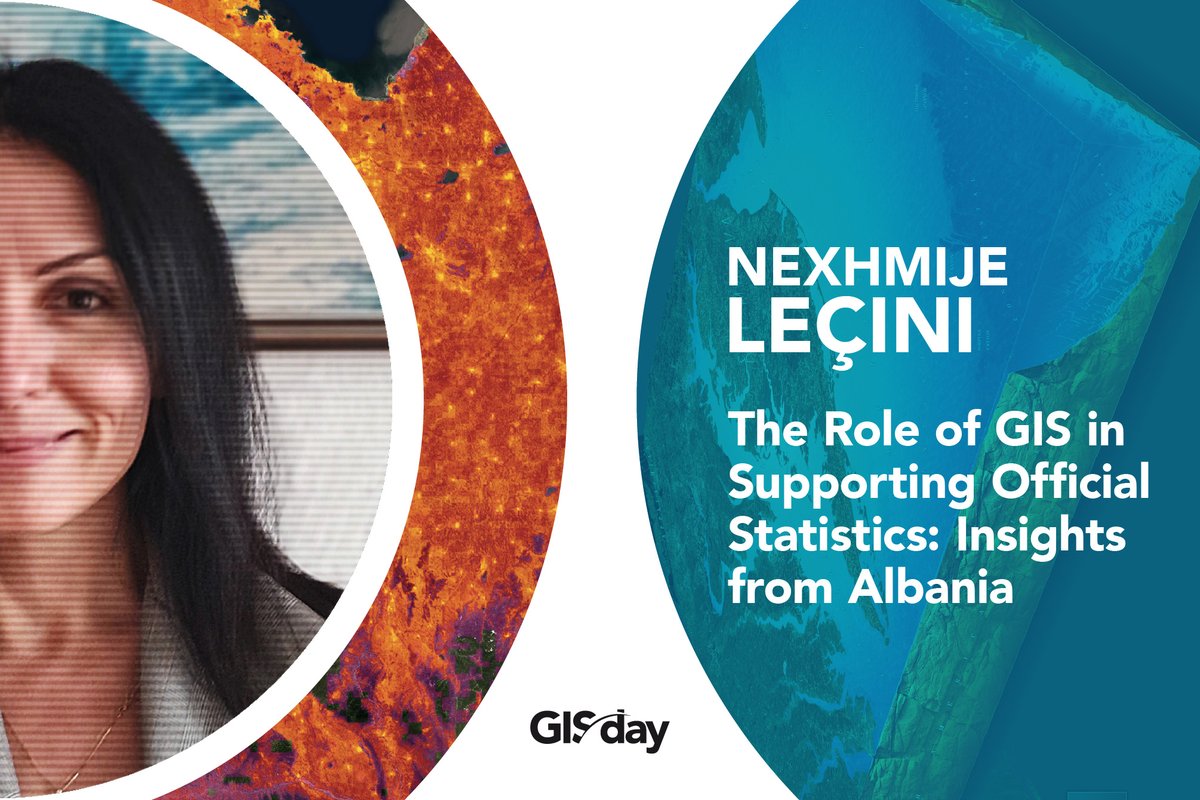 📢 GIS Day 2024 Speaker Spotlight 📢

Siamo lieti di annunciare Nexhmije Leçini di INSTAT Albania come relatrice. Parlerà del ruolo del GIS nel migliorare il censimento con strumenti Esri e consulenza TeamDev Ecosystem, rendendo i dati più precisi e veloci.bit.ly/GISDAY_2024