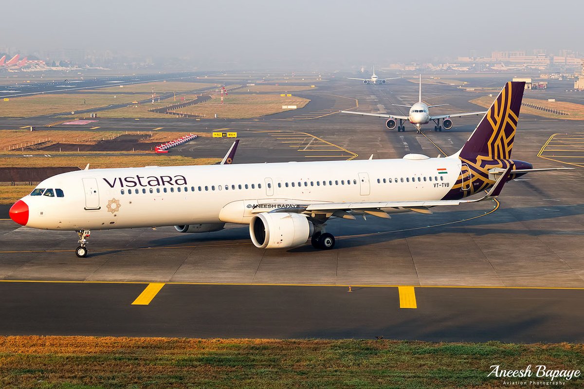 aneesh_bapaye's tweet photo. Dear @airvistara , Good Bye!
Thank you for all the memories.
From bringing premium economy to India to treating your passengers as family and friends to bringing avgeeks together from all over India on #UK8 and making it #AFlightToRemember... https://t.co/Mwlvy2XaCW