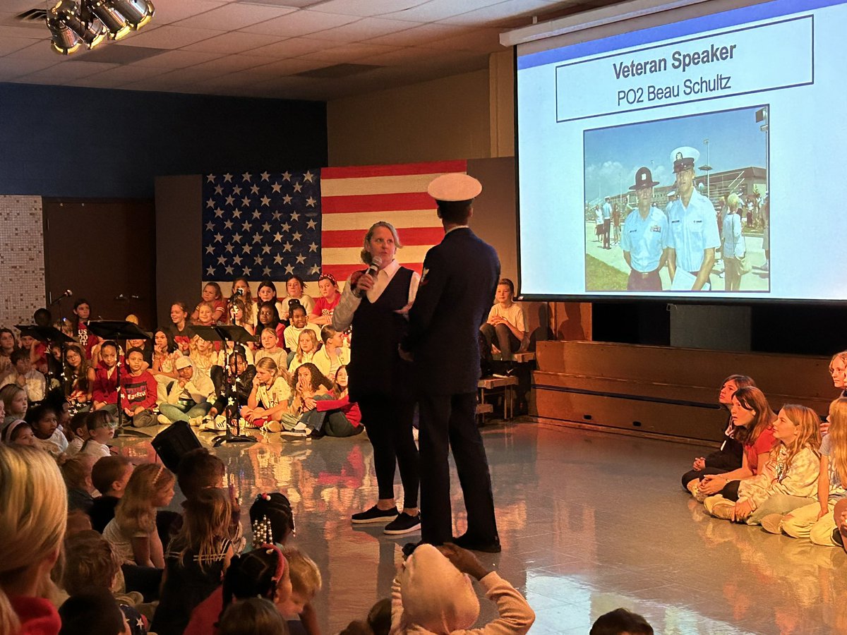 We celebrated many amazing Veterans from our school community this morning. We are grateful for their service❤️