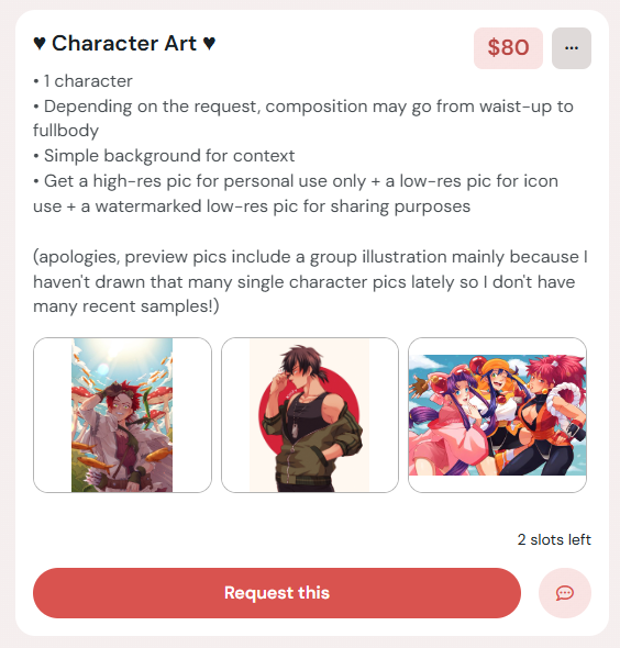 Kyyhky7's tweet photo. 🎨C0MMS UPDATE!🎨
Wanna get something for the holiday season?? Check these out! 
👉 Slots still available!
👉 NEW Single Character option added!
👉 "Spice" add-on now available for Ship Art (details below)

RTs appreciated! Help me making ends meet 😂 https://t.co/nskWW7DBBe